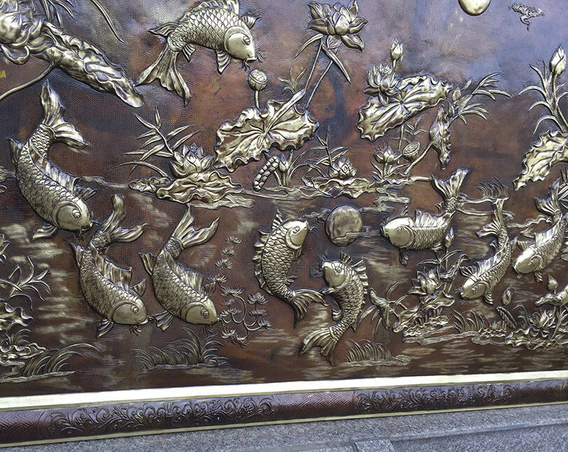 Bộ sưu tập 20 bức điêu khắc tuyệt đẹp về cá chép hóa rồng